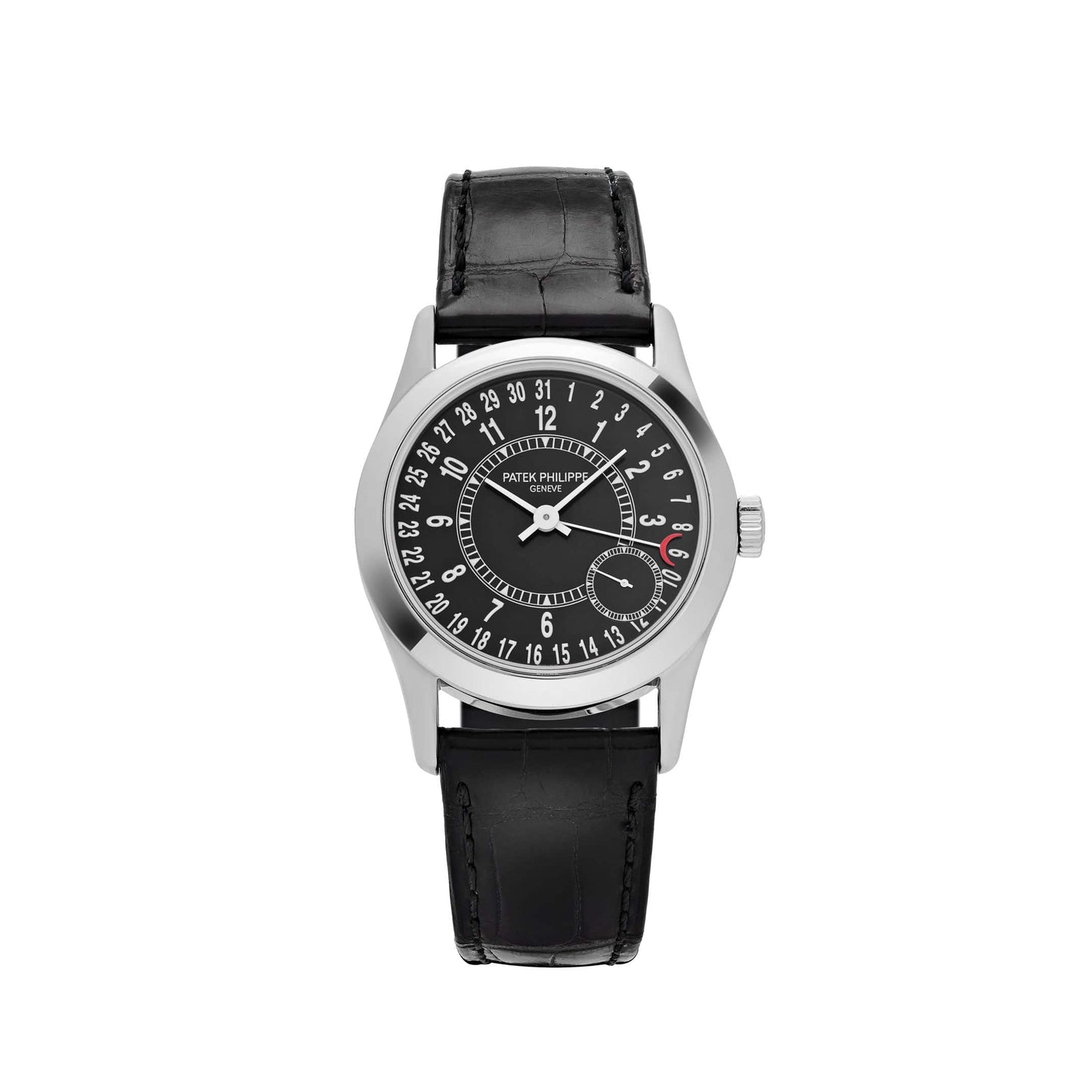 Patek Philippe Calatrava 6000G-001 White Gold Black Dial (2007)