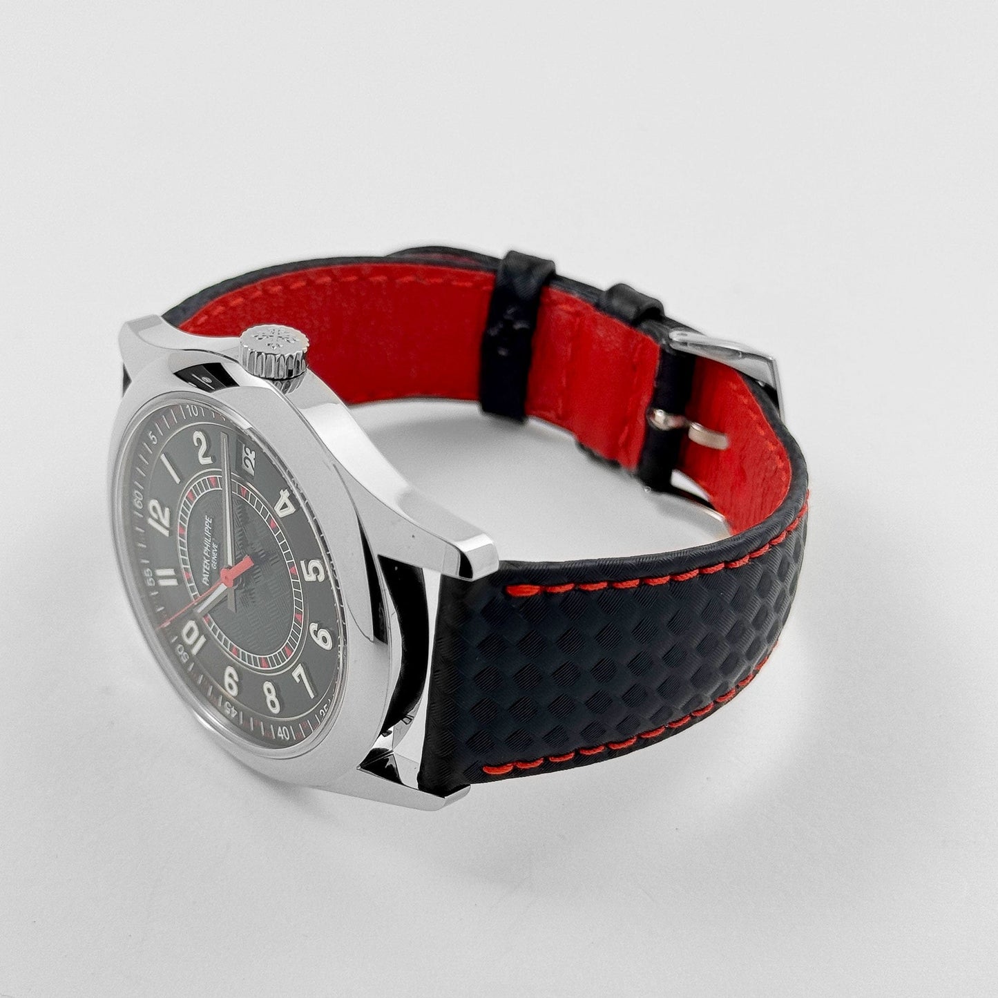 Patek Philippe Calatrava 6007G-010 White Gold Red Accents (2024)