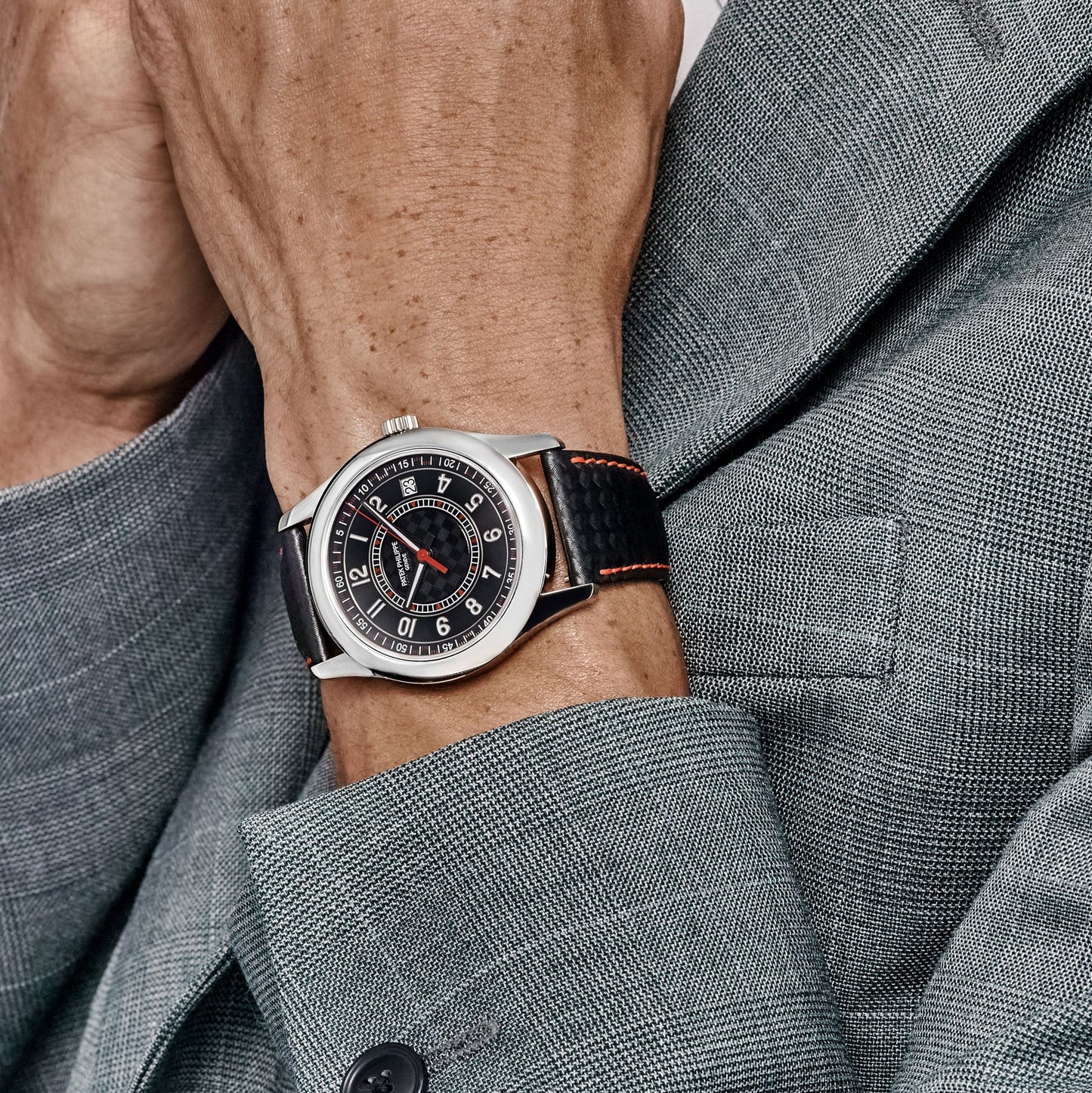 Patek Philippe Calatrava 6007G-010 White Gold Red Accents (2024)