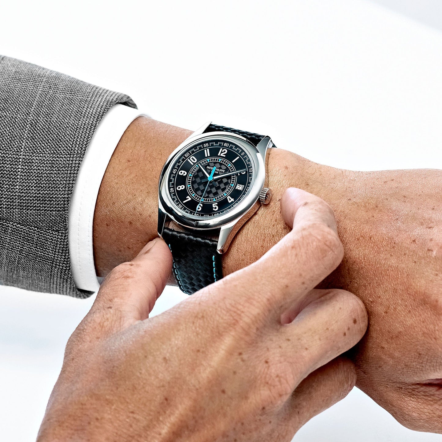 Patek Philippe Calatrava 6007G-011 White Gold Blue Accents (2025)