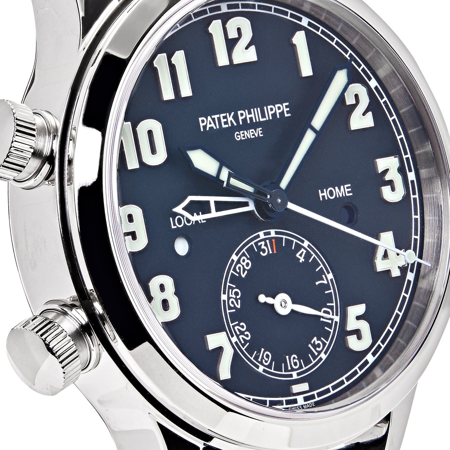 Patek Philippe Calatrava 7234G-001 'Pilot' Travel Time White Gold