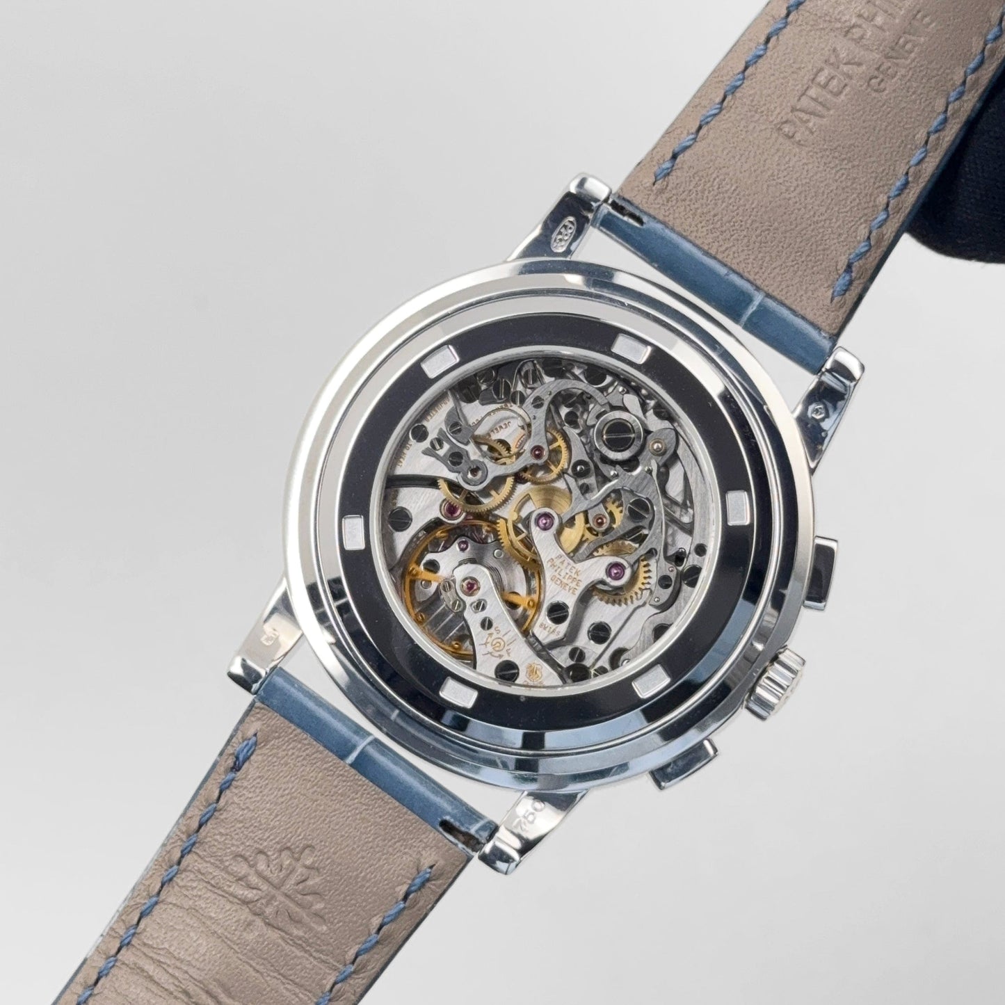 Patek Philippe Complications 5070G-001 Annual Calendar Chronograph White Gold Silver Dial (2003)