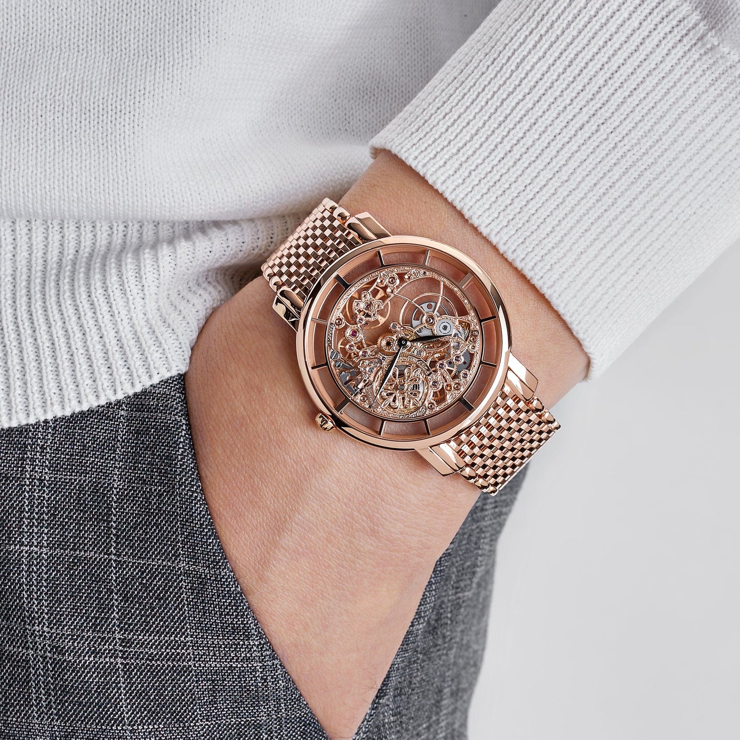 Patek Philippe Complications 5180/1R-001 Rose Gold Skeleton Dial