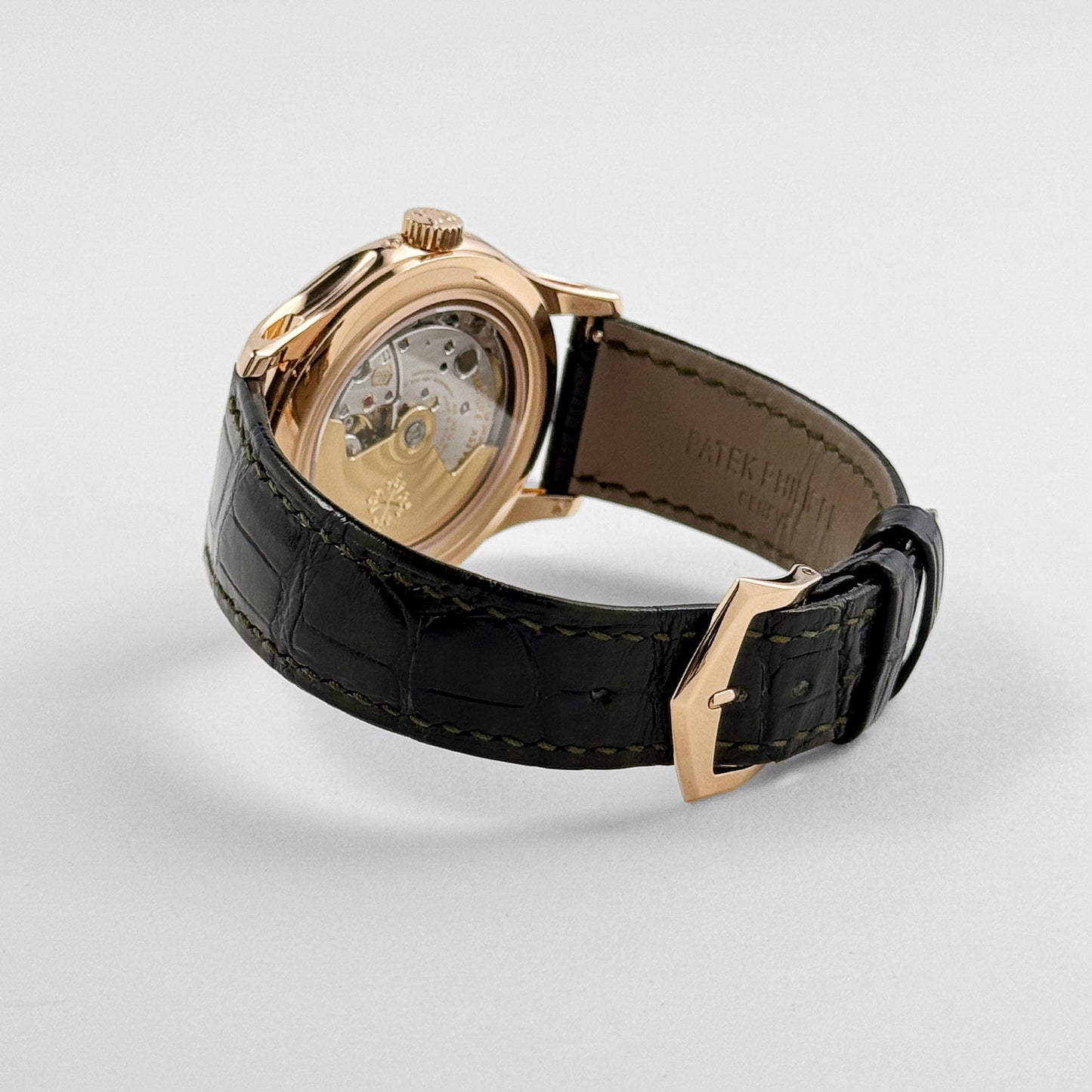 Patek Philippe Complications 5205R-011 Annual Calendar Moon Phases Rose Gold Green Dial (2022)