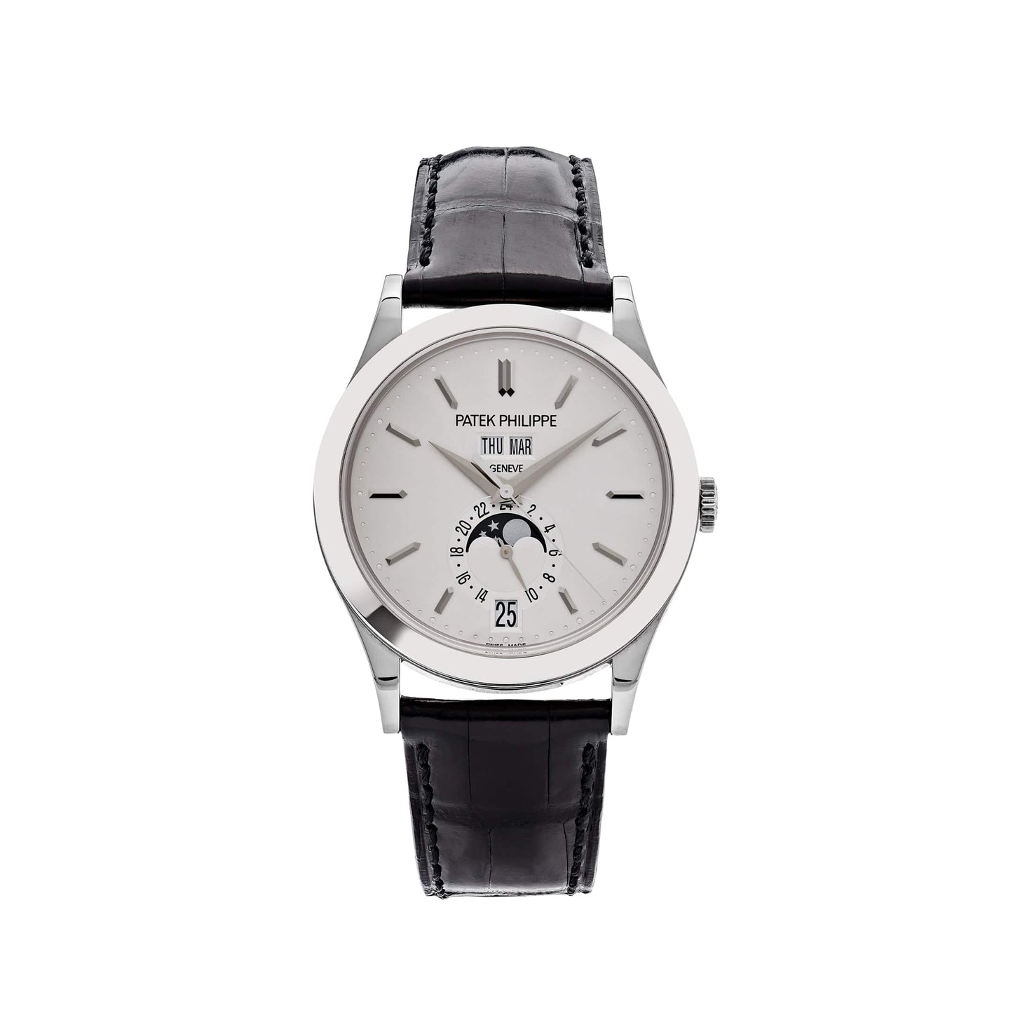 Patek Philippe Complications 5396G-011 Annual Calendar Moon Phases White Gold (2019)