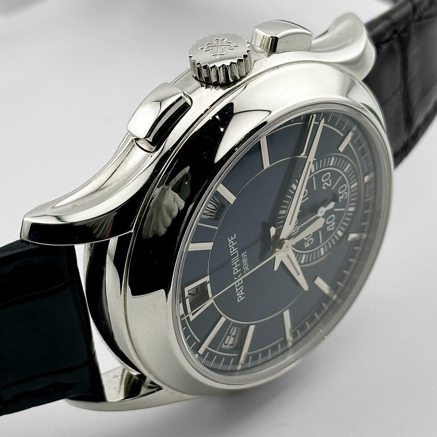 Patek Philippe Complications 5905P-001 Platinum Blue Dial Annual Calendar (2019)