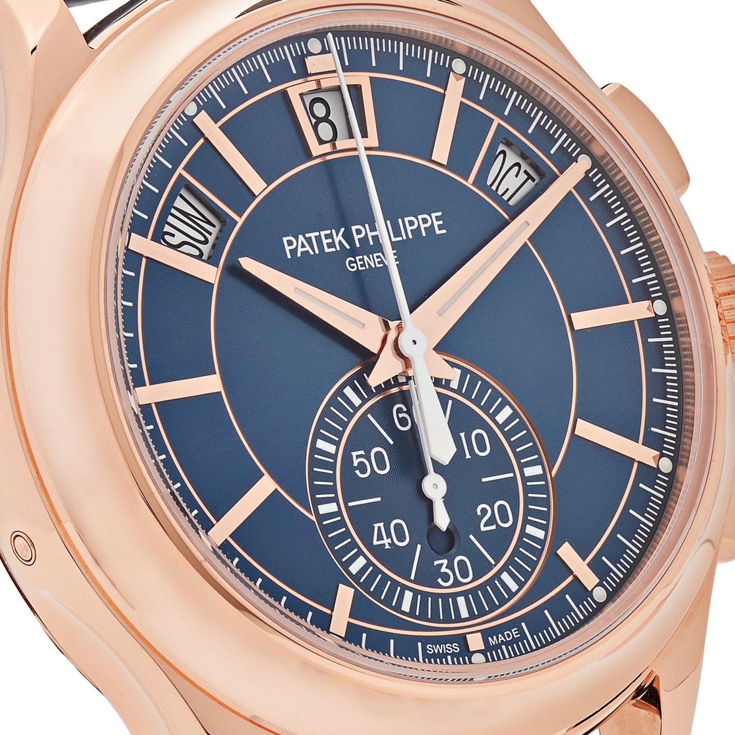 Patek Philippe Complications 5905R-010 Annual Calendar Flyback Chronograph Rose Gold Blue Dial (2025)
