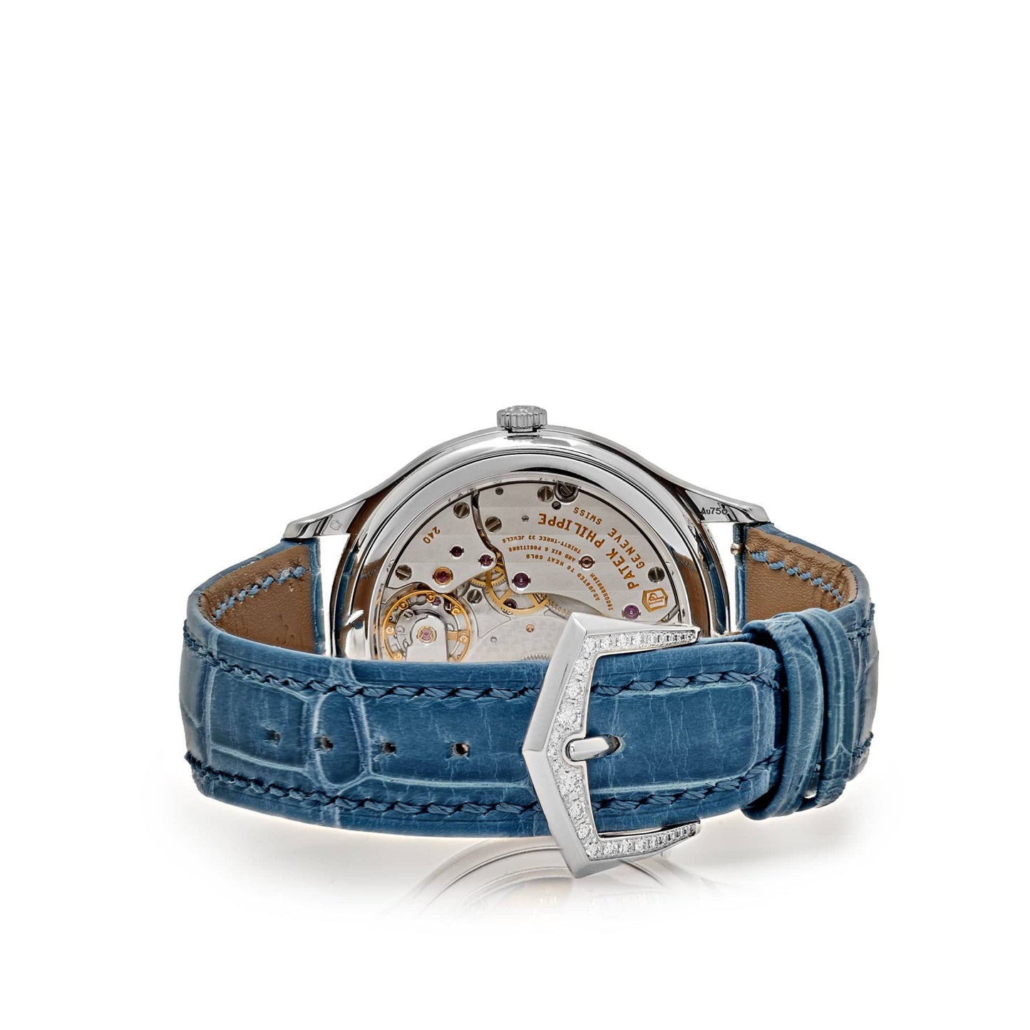 Patek Philippe Complications 7130G-016 Ladies World Time l White Gold Gray-Blue Dial Diamond Bezel (2024)