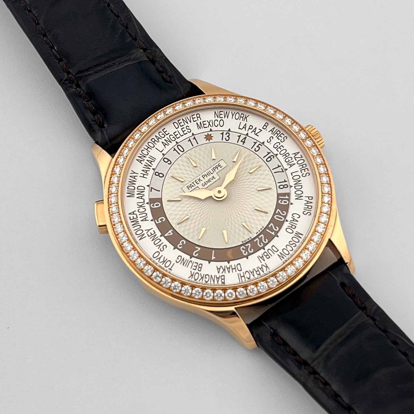 Patek Philippe Complications 7130R-013 Rose Gold White Dial Diamond Bezel (2022)