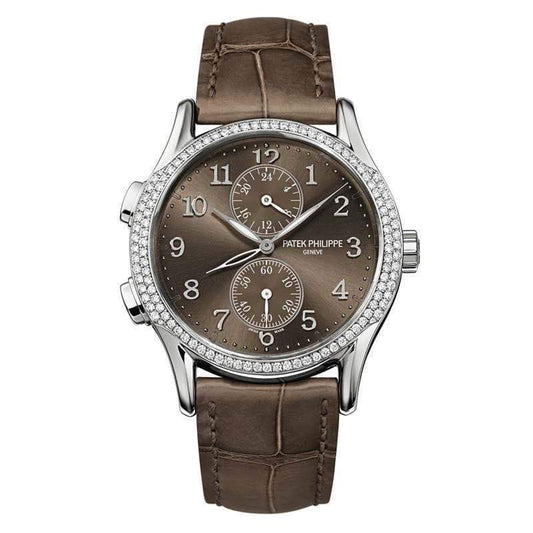 Patek Philippe Dual-Time Complication 35mm 7134G Brown Dial
