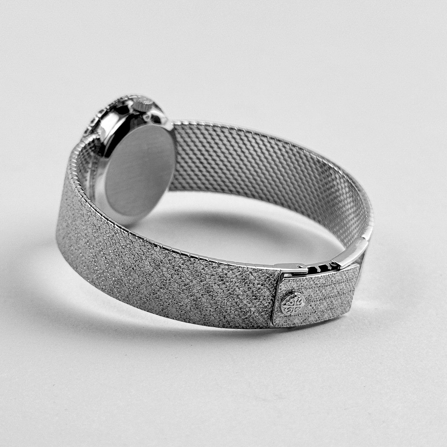 Patek Philippe Ellipse 4177 White Gold Blue Dial Diamond Bezel