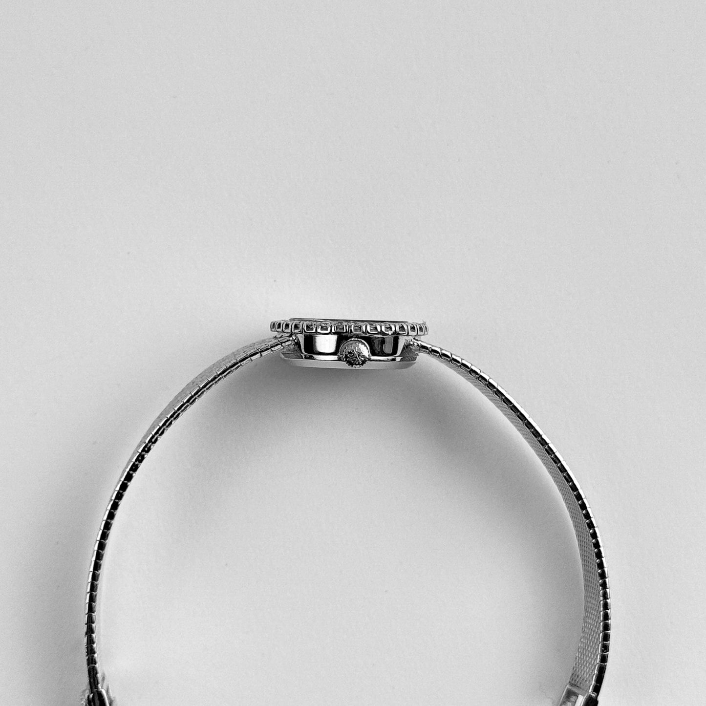 Patek Philippe Ellipse 4177 White Gold Blue Dial Diamond Bezel