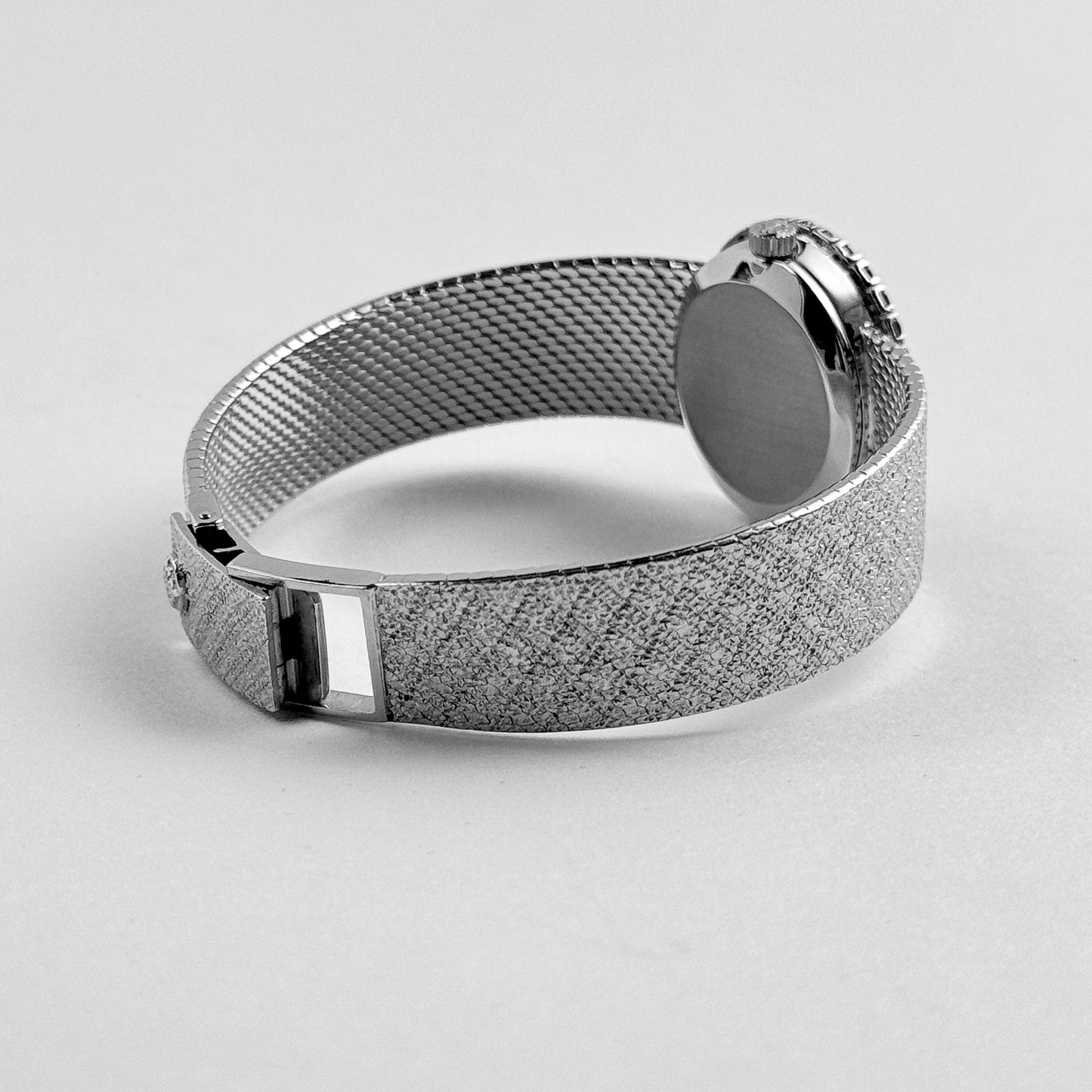 Patek Philippe Ellipse 4177 White Gold Blue Dial Diamond Bezel