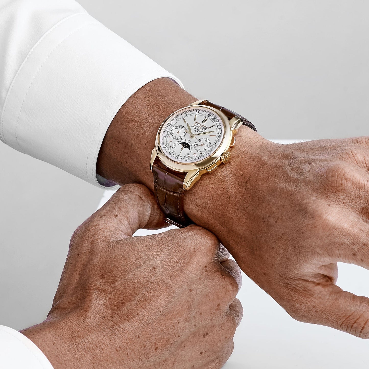 Patek Philippe Grand Complications 5270J-001 Perpetual Chronograph Yellow Gold White Dial (2021)