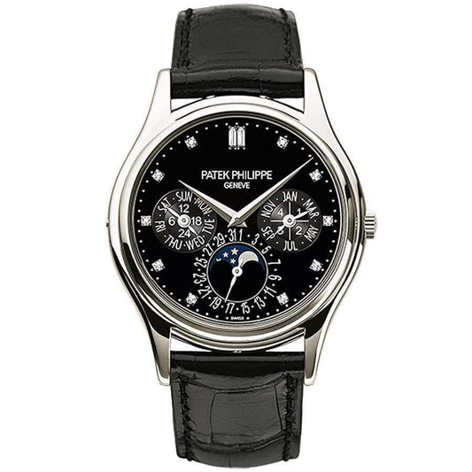Patek Philippe Grand Complications Perpetual Calendar Moon Phase 37mm 5140P Black Dial