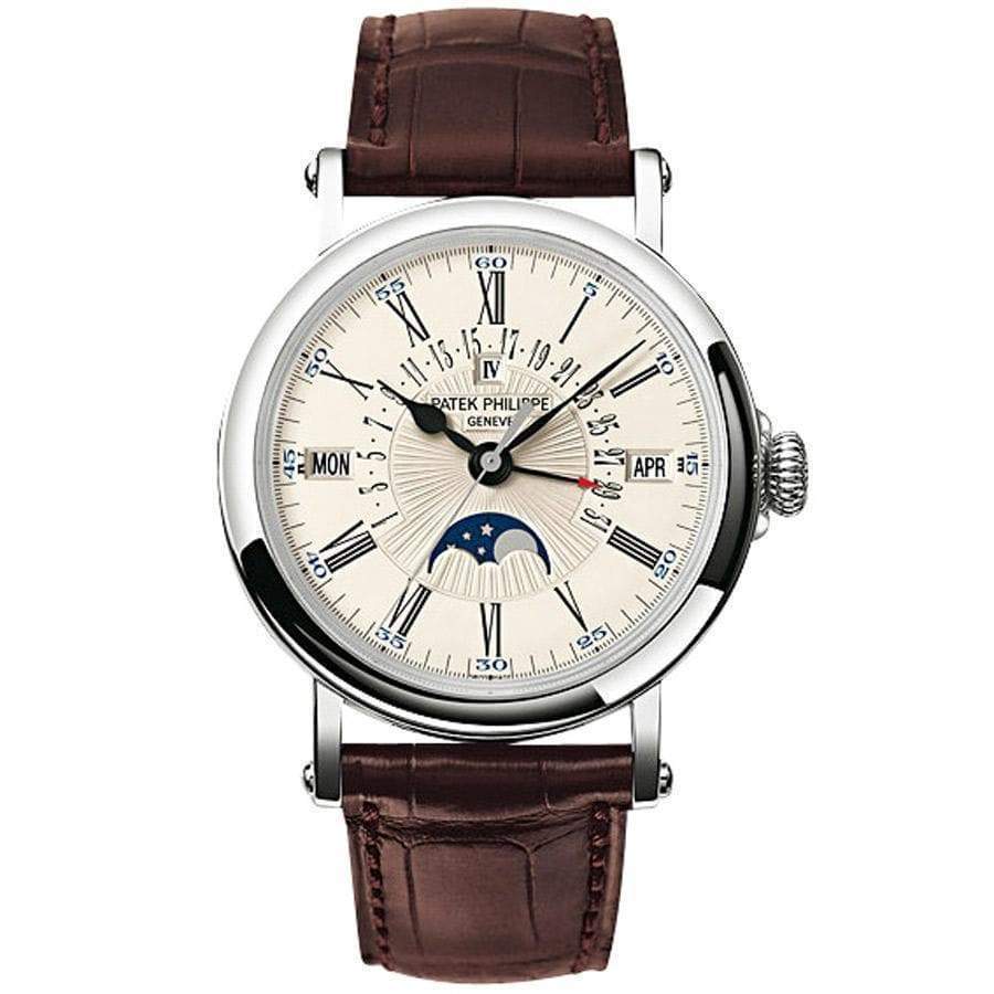 Patek Philippe Grand Complications Perpetual Calendar Moon Phase 38mm 5159G White Dial