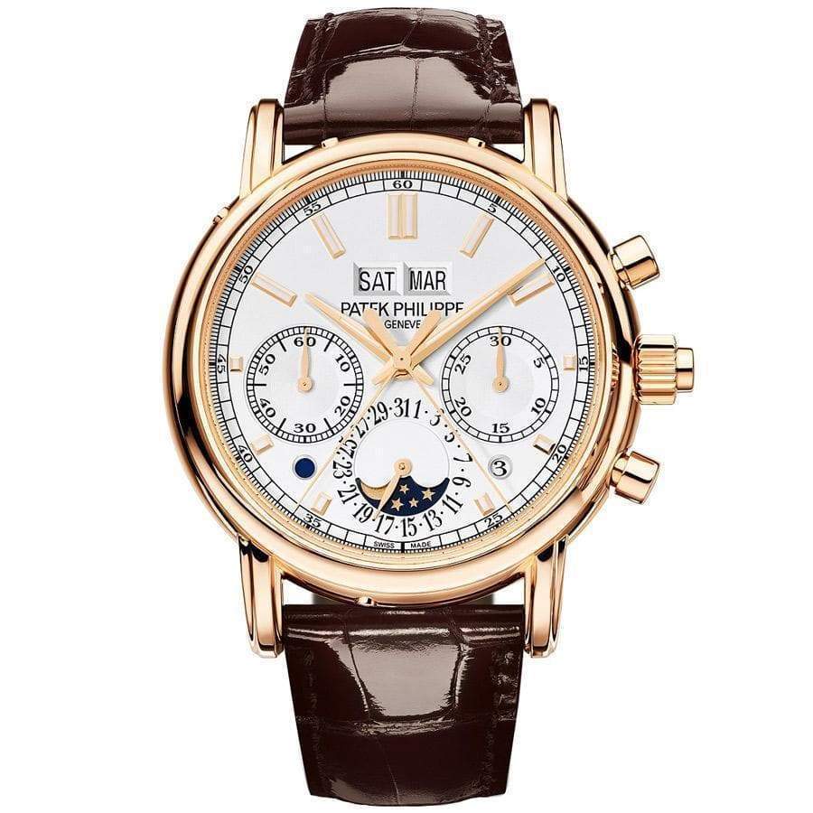 Patek Philippe Grand Complications Split-Seconds Chronograph Perpetual Calendar 40mm 5204R Silver Dial