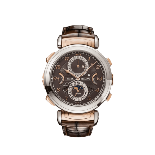 Patek Philippe Grandmaster Chime 6300GR-001 White Gold Rose Gold Brown Dial