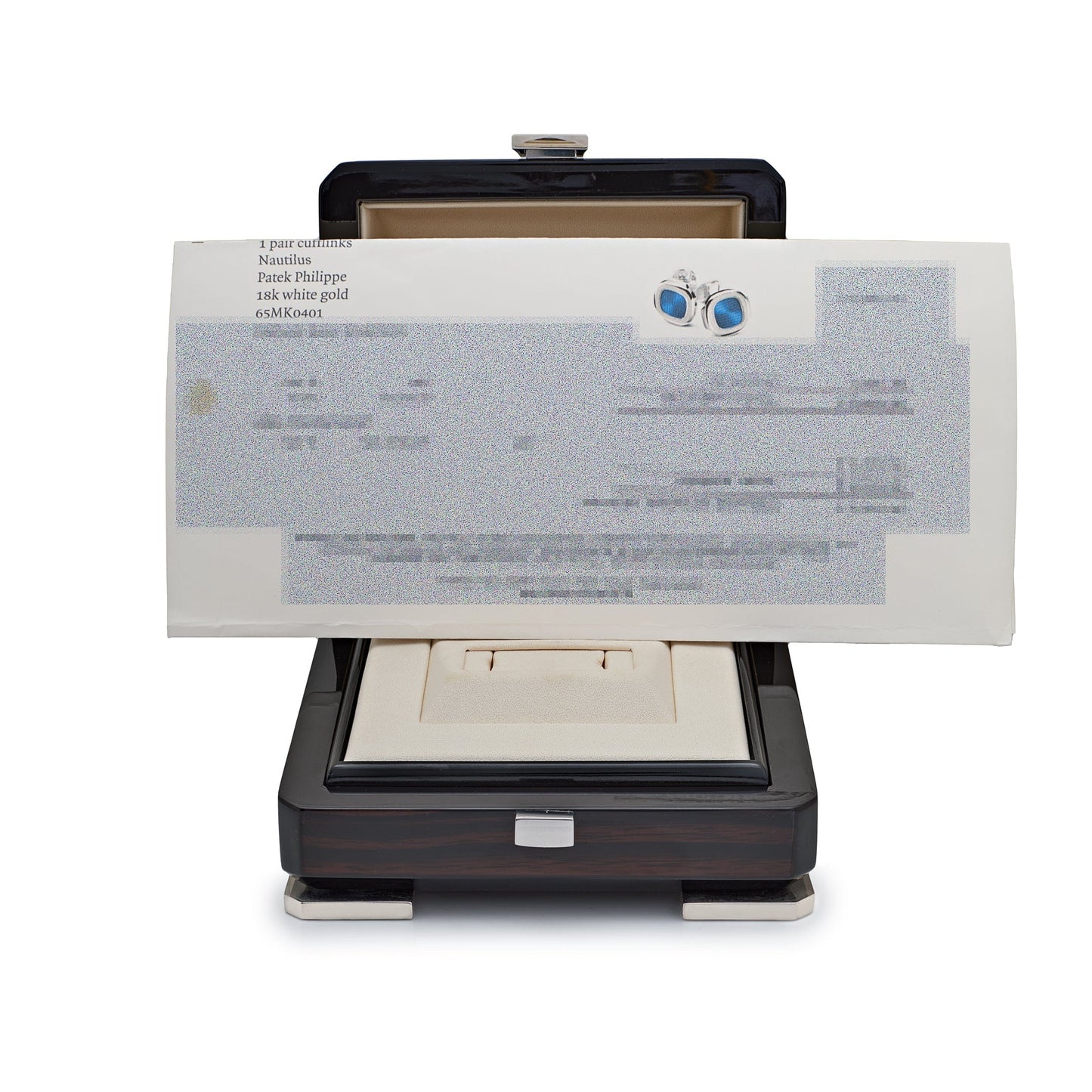 Patek Philippe Men's 18kt White Gold Nautilus Cufflinks