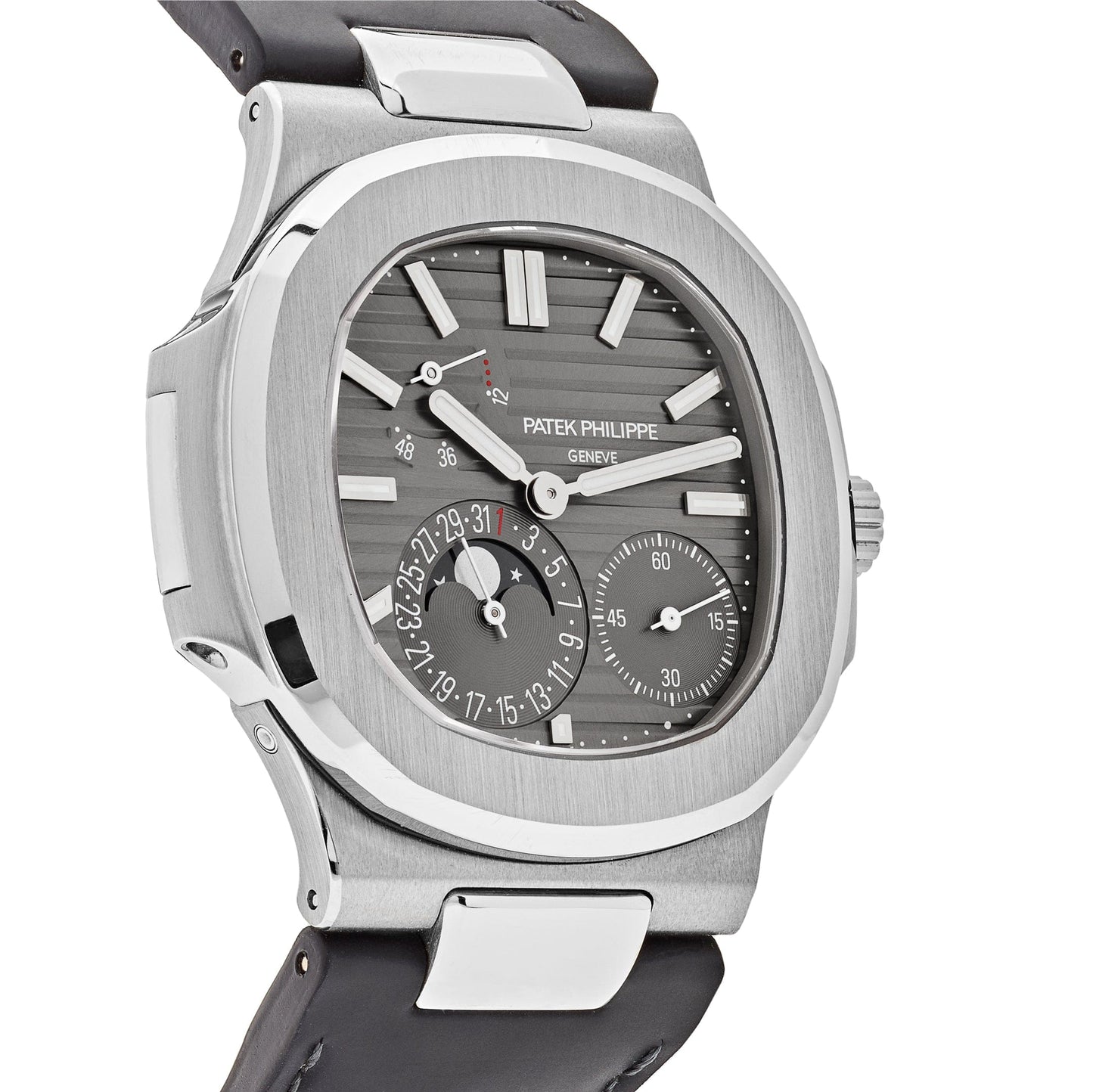 Patek Philippe Nautilus 5712G-001 White Gold Grey Dial Moon Phases (2021)