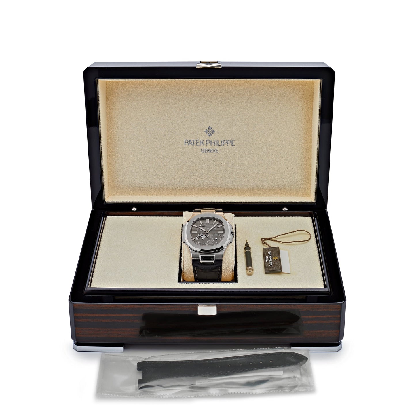 Patek Philippe Nautilus 5712G-001 White Gold Grey Dial Moon Phases (2021)