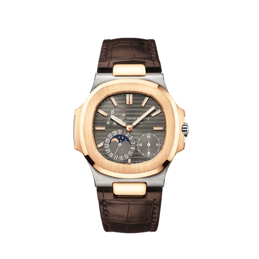 Patek Philippe Nautilus 5712GR-001 Moon Phase White Gold and Rose Gold