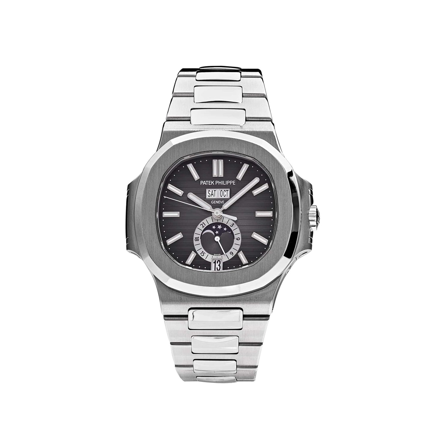 Patek Philippe Nautilus 5726/1A-001 Annual Calendar Moon Phases Stainless Steel