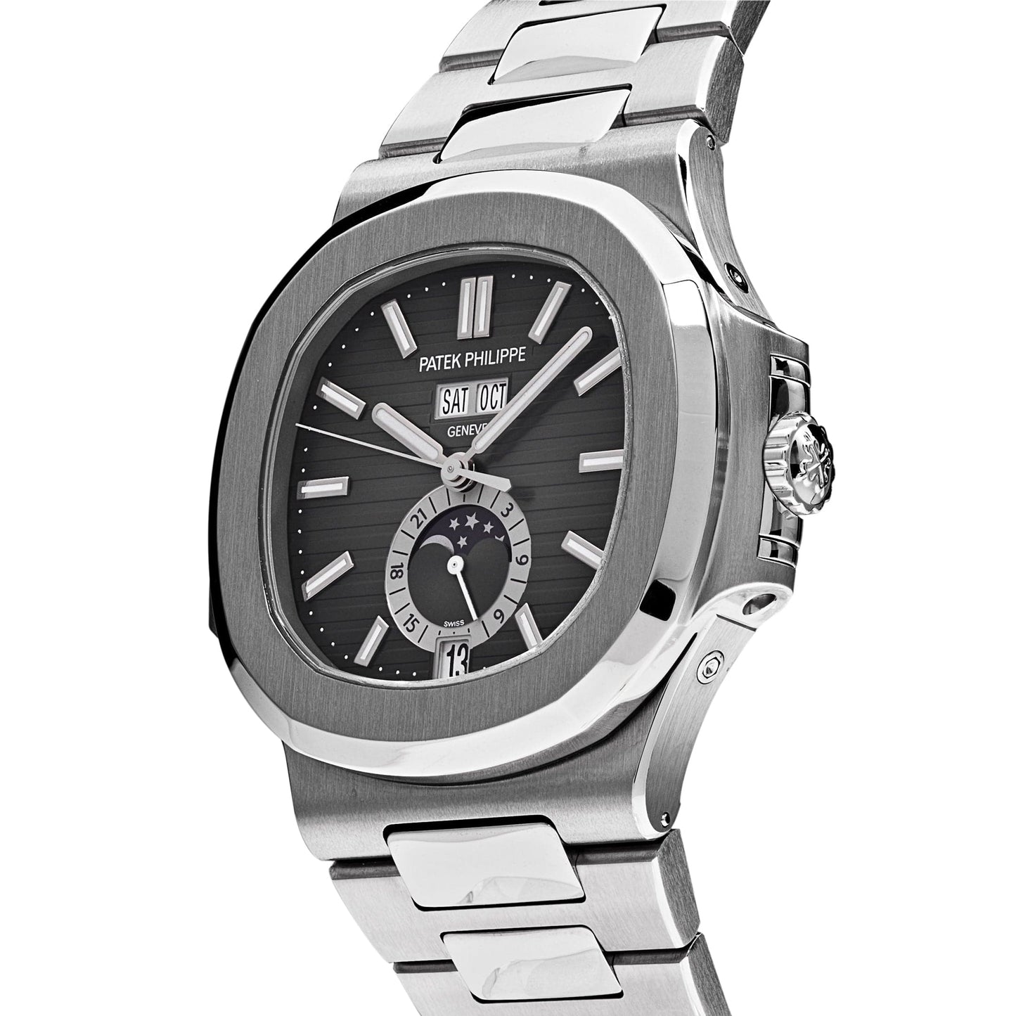 Patek Philippe Nautilus 5726/1A-001 Annual Calendar Moon Phases Stainless Steel