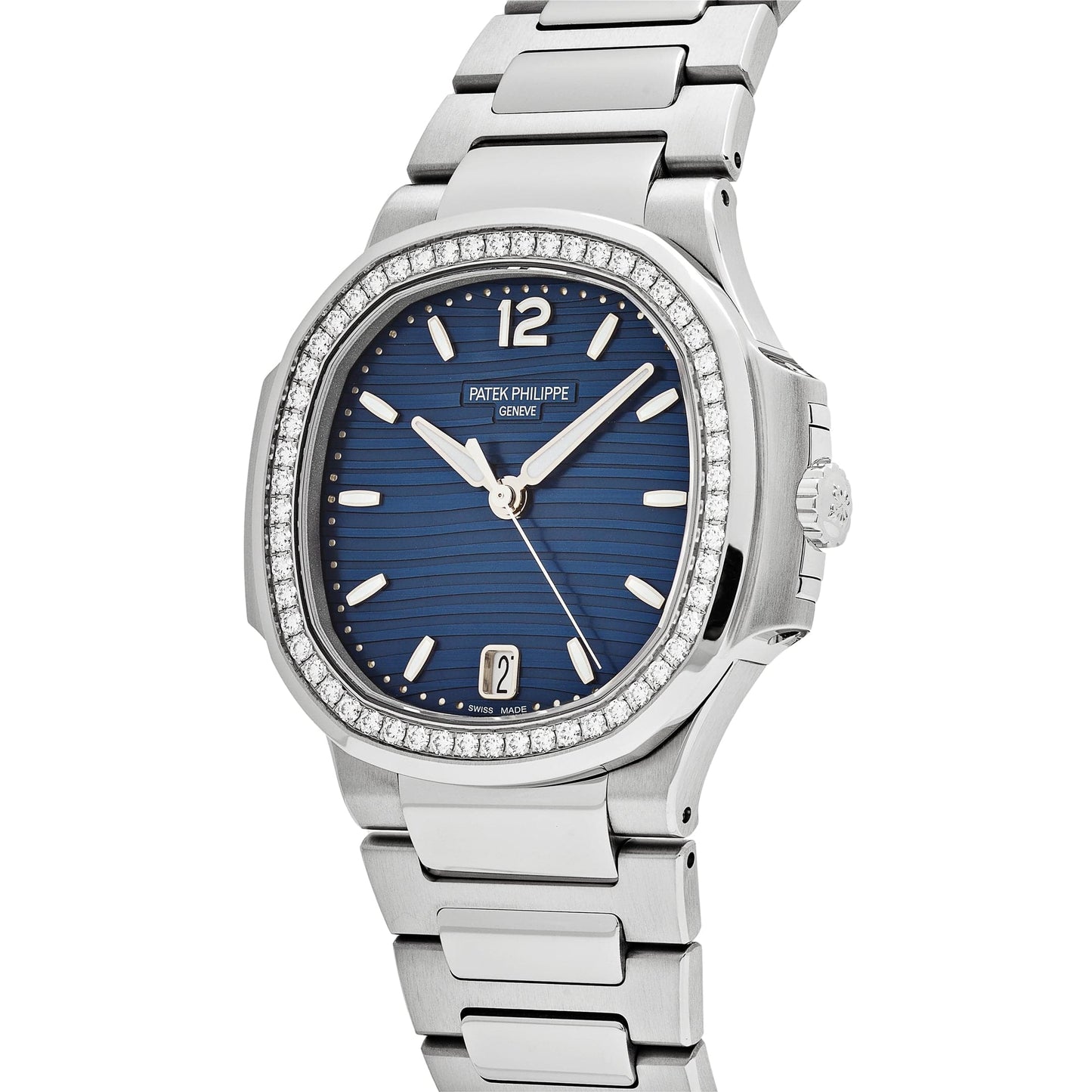Patek Philippe Nautilus 7118/1200A-001 'Ladies' Blue Dial Diamond Bezel (2025)