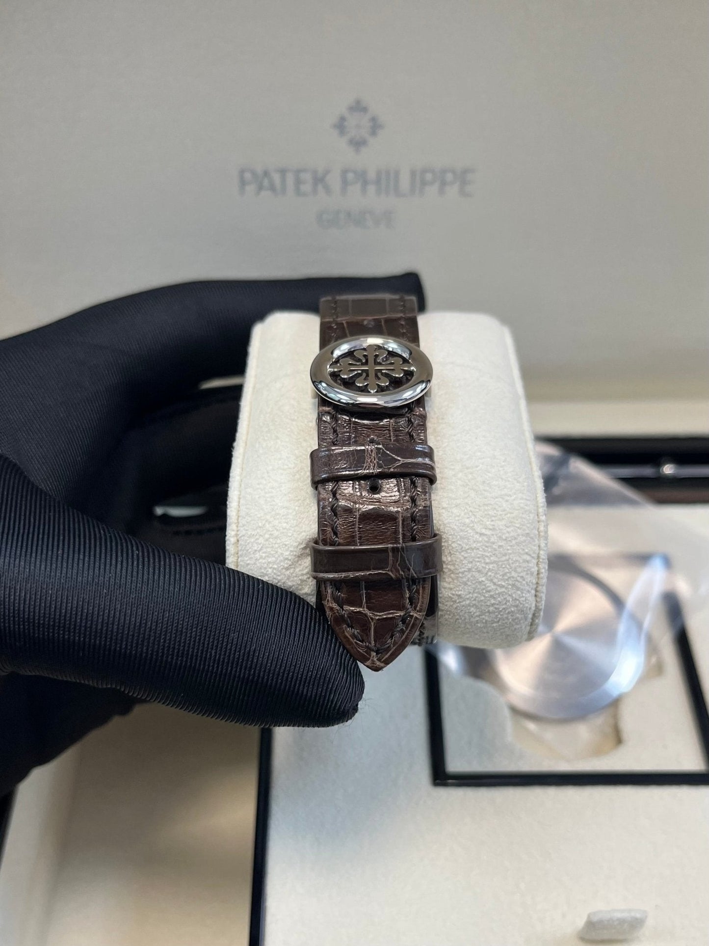 Patek Philippe Perpetual Calendar Grand Complications Salmon Dial Perpetual Calendar (Reference # 5320G)