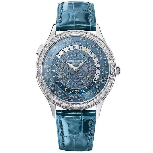 Patek Philippe World Time Complication 36mm 7130G Blue Dial