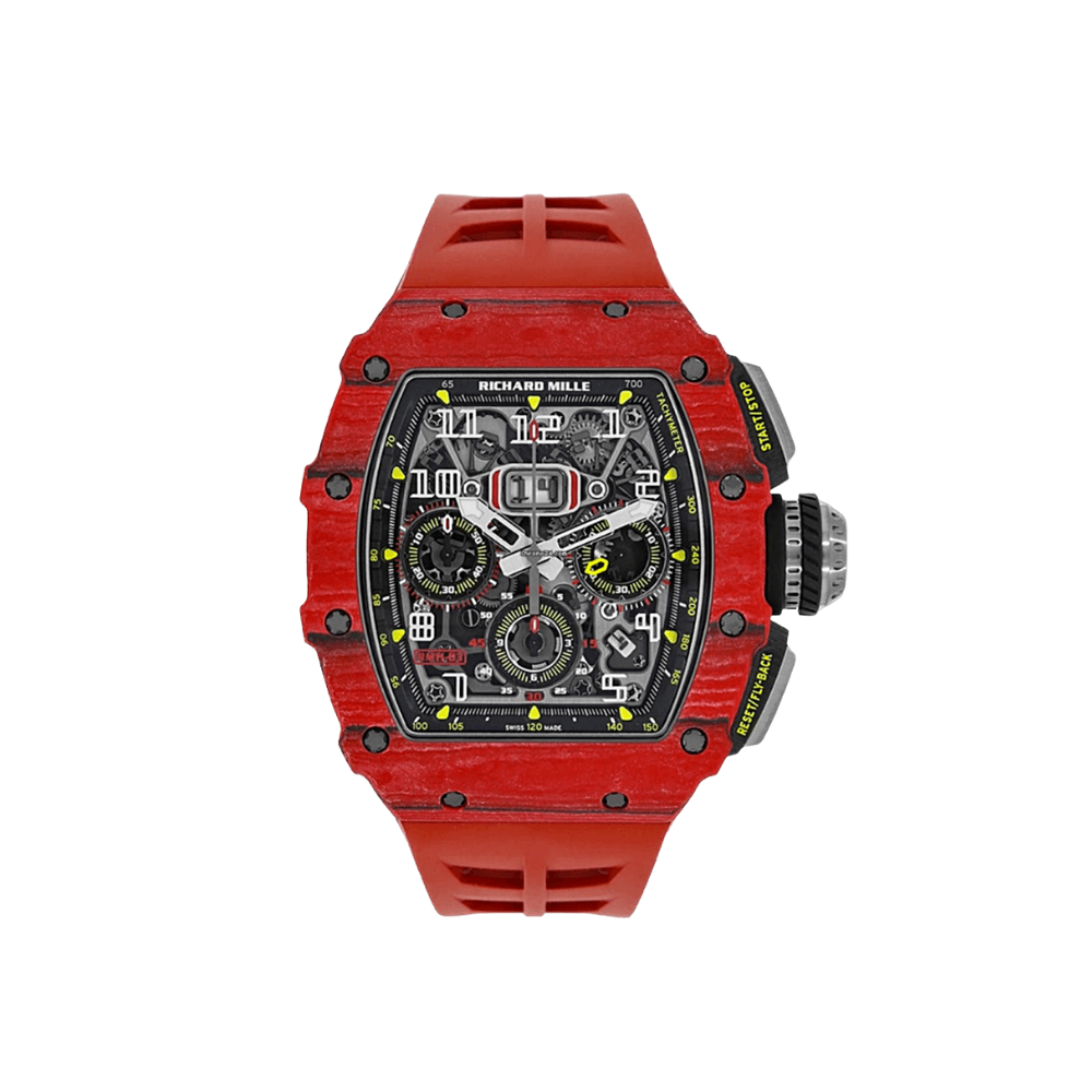 Richard Mille RM 11-03 Automatic Flyback Chronograph Red Quartz TPT Titanium