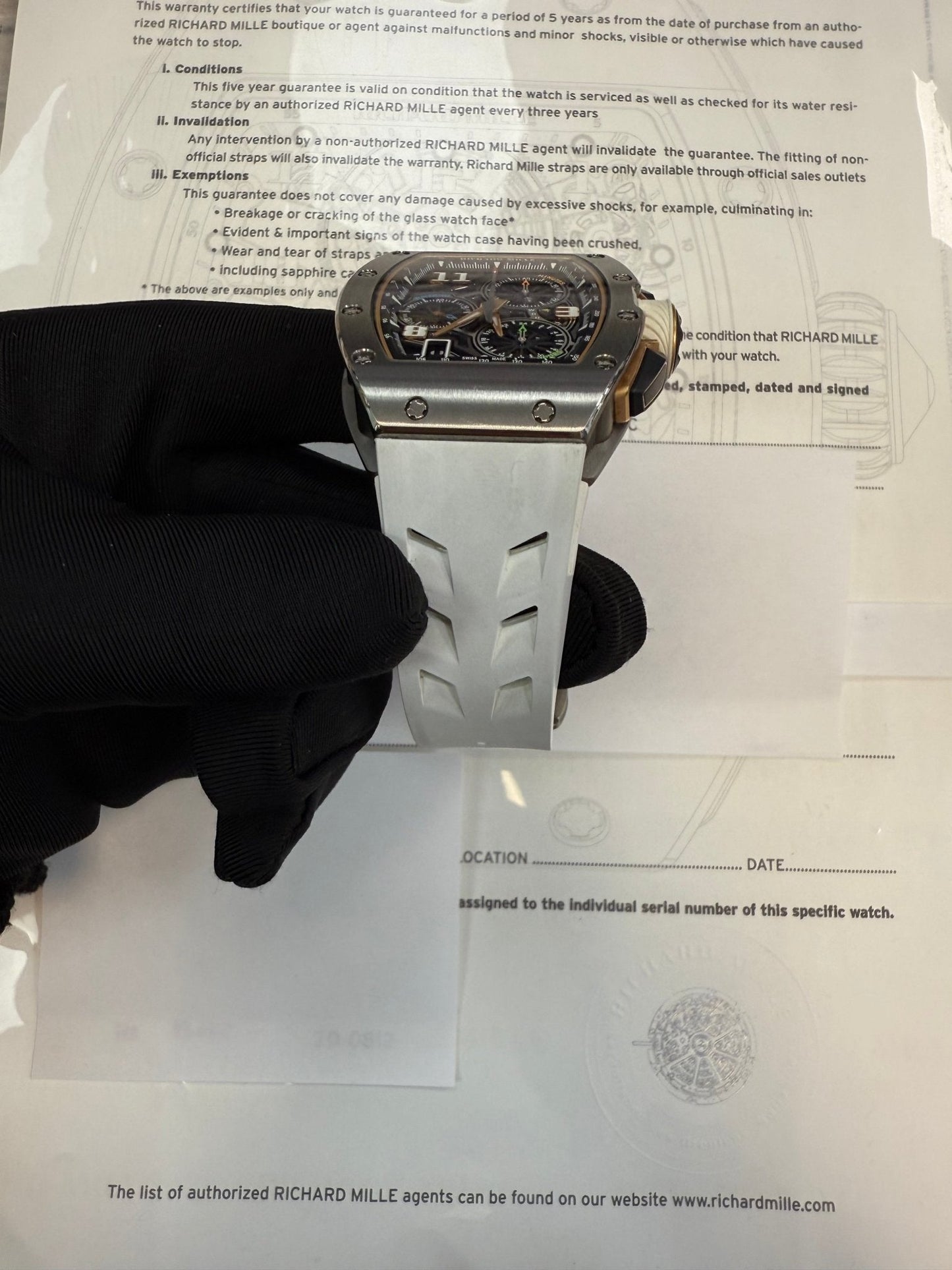 Richard Mille Automatic Winding Lifestyle Flyback Chronograph Titanium Rm 72-01