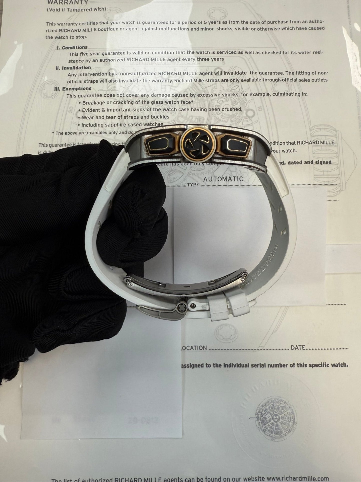 Richard Mille Automatic Winding Lifestyle Flyback Chronograph Titanium Rm 72-01