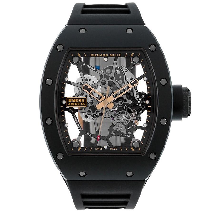 Richard Mille Limited Edition Rafael Nadal "Americas Black Toro" RM35 48mm Openworked Dial