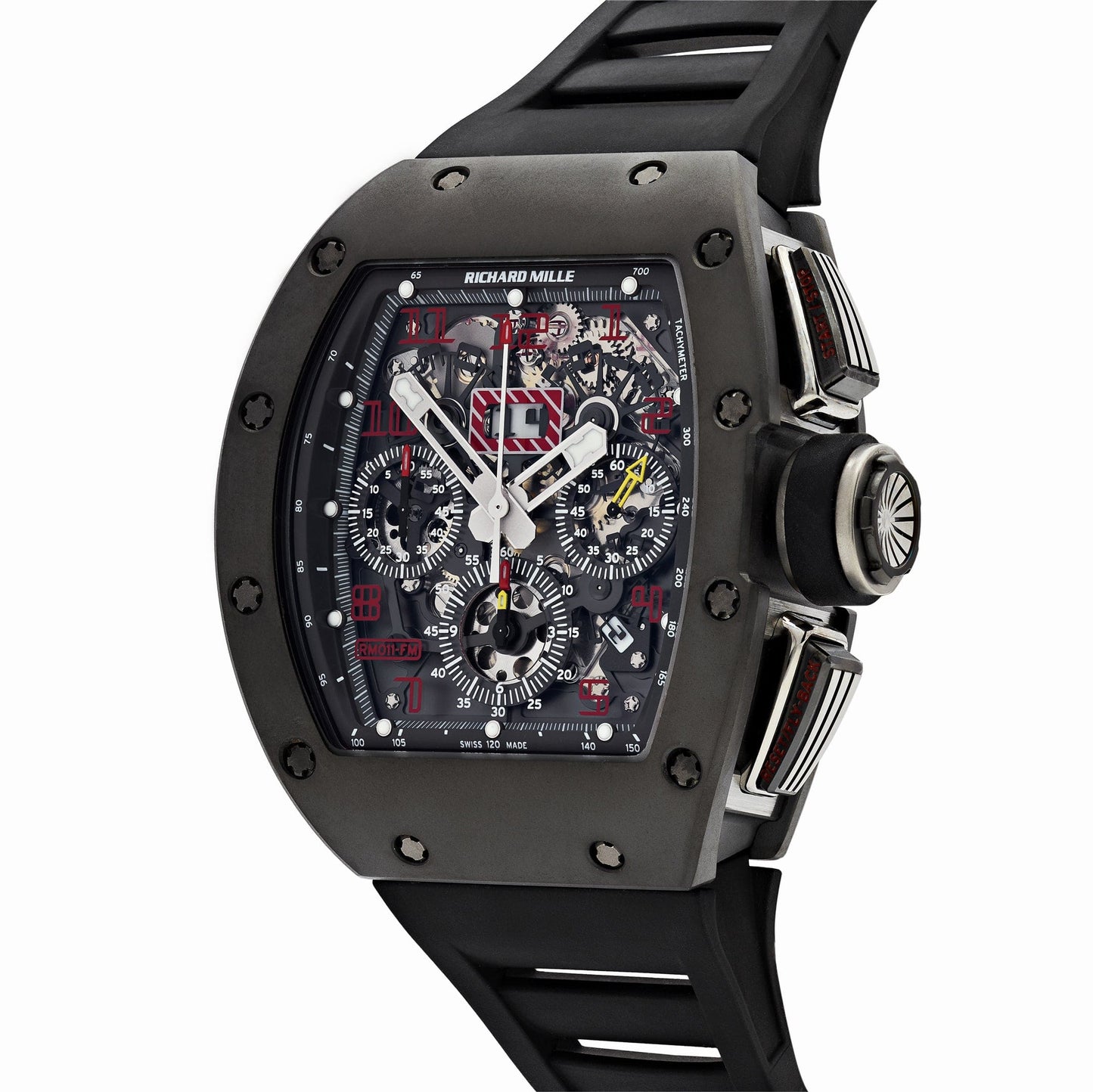 Richard Mille RM 011 AK TI Felipe Massa Titanium Red Numeral