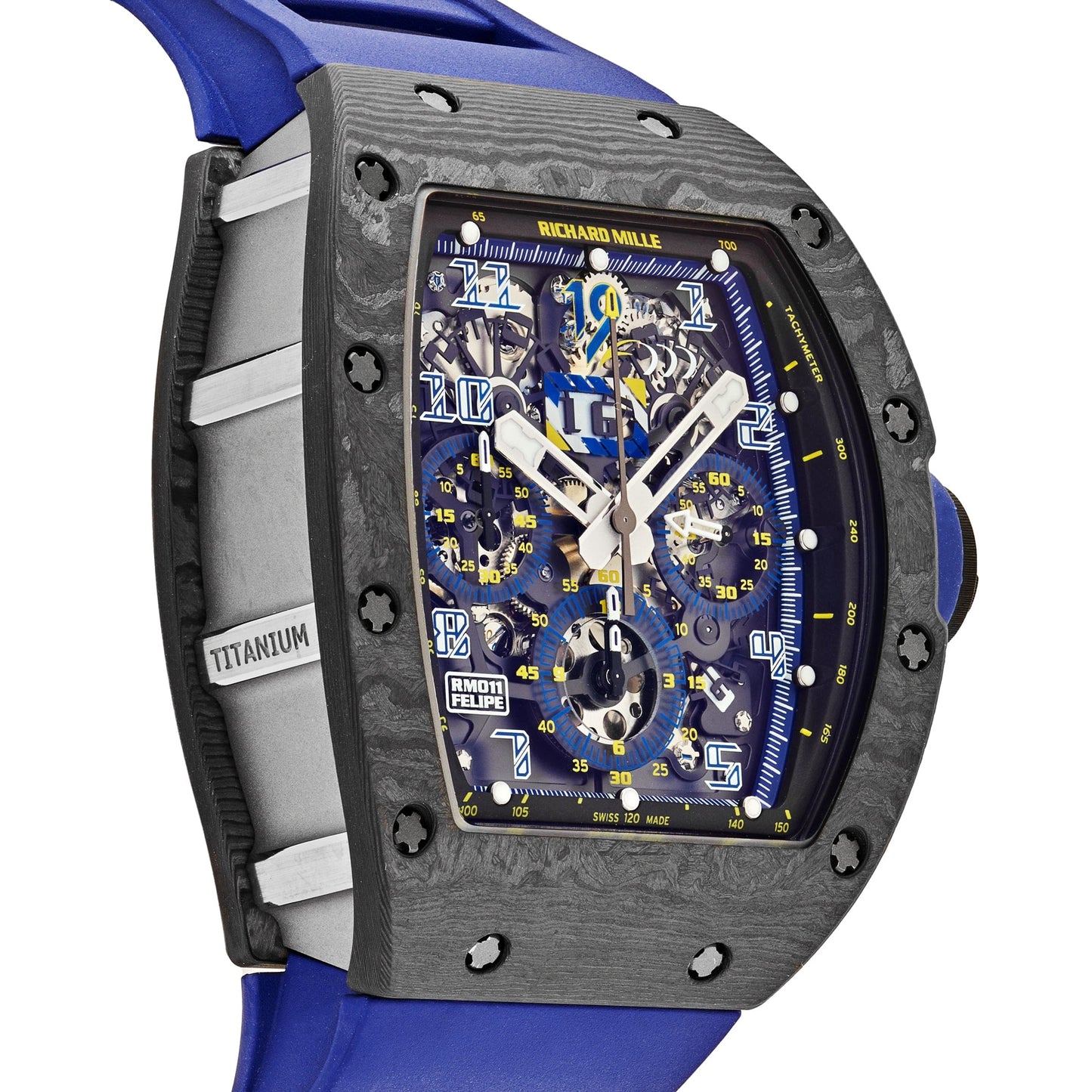 Richard Mille RM 011 Automatic Flyback Chronograph Felipe Massa 10th Anniversary Carbon TPT Titanium Limited Edition of 100