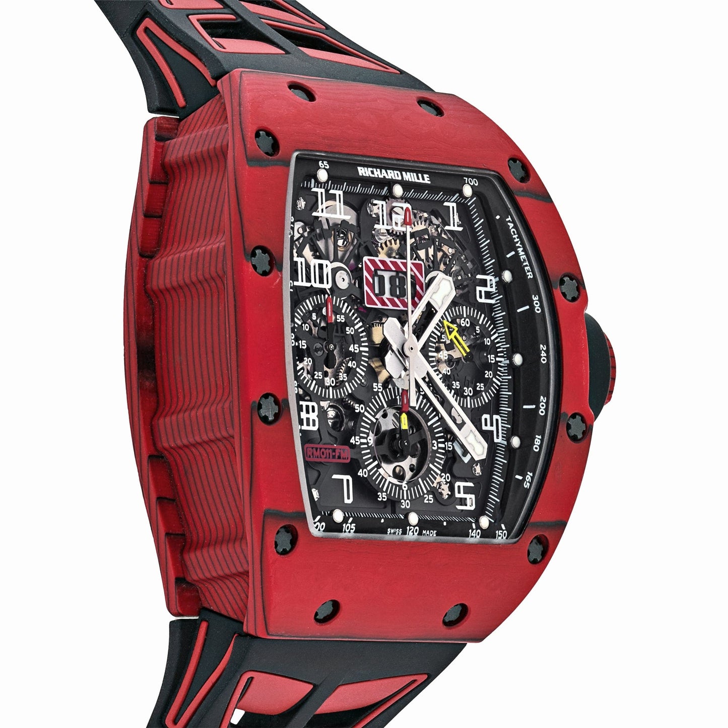 Richard Mille RM 011 Automatic Flyback Chronograph Red Quartz TPT