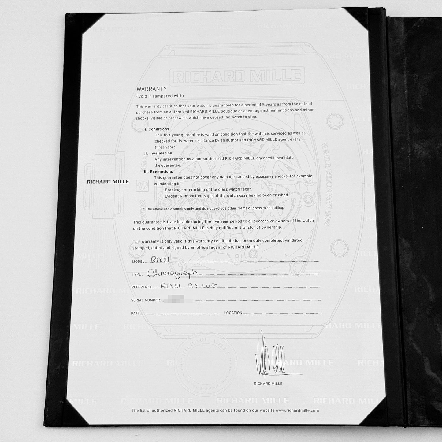 Richard Mille RM 011 FM 'Polo de Deauville' White Gold Titanium Limited Edition of 20