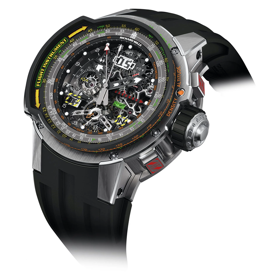 Richard Mille RM39 Manual Winding Tourbillon Chronograph Aviation Open-Worked Dial