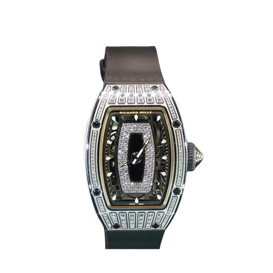 Richard Mille RM 07-01 'Ladies' White Gold Diamond Set Onyx Dial