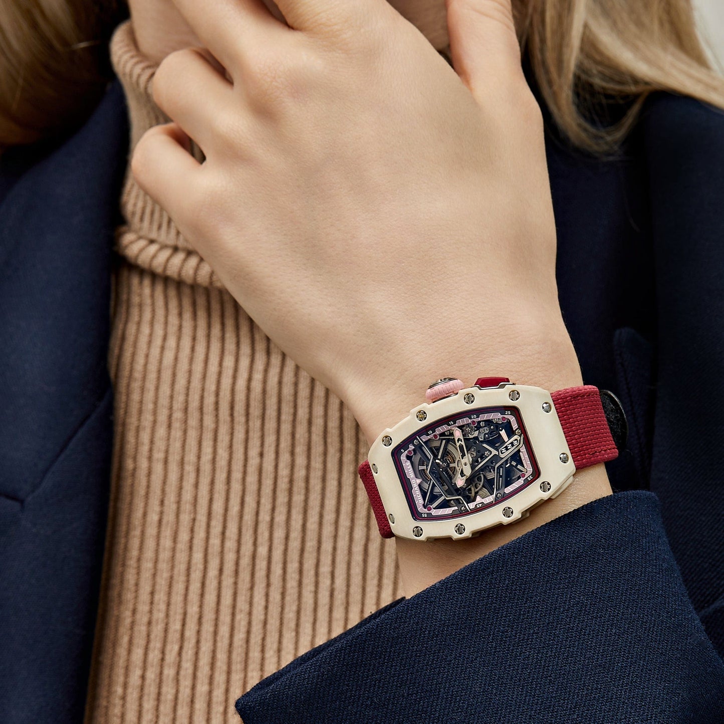 Richard Mille RM 07-04 'Ladies' White Quartz TPT Automatic Sport