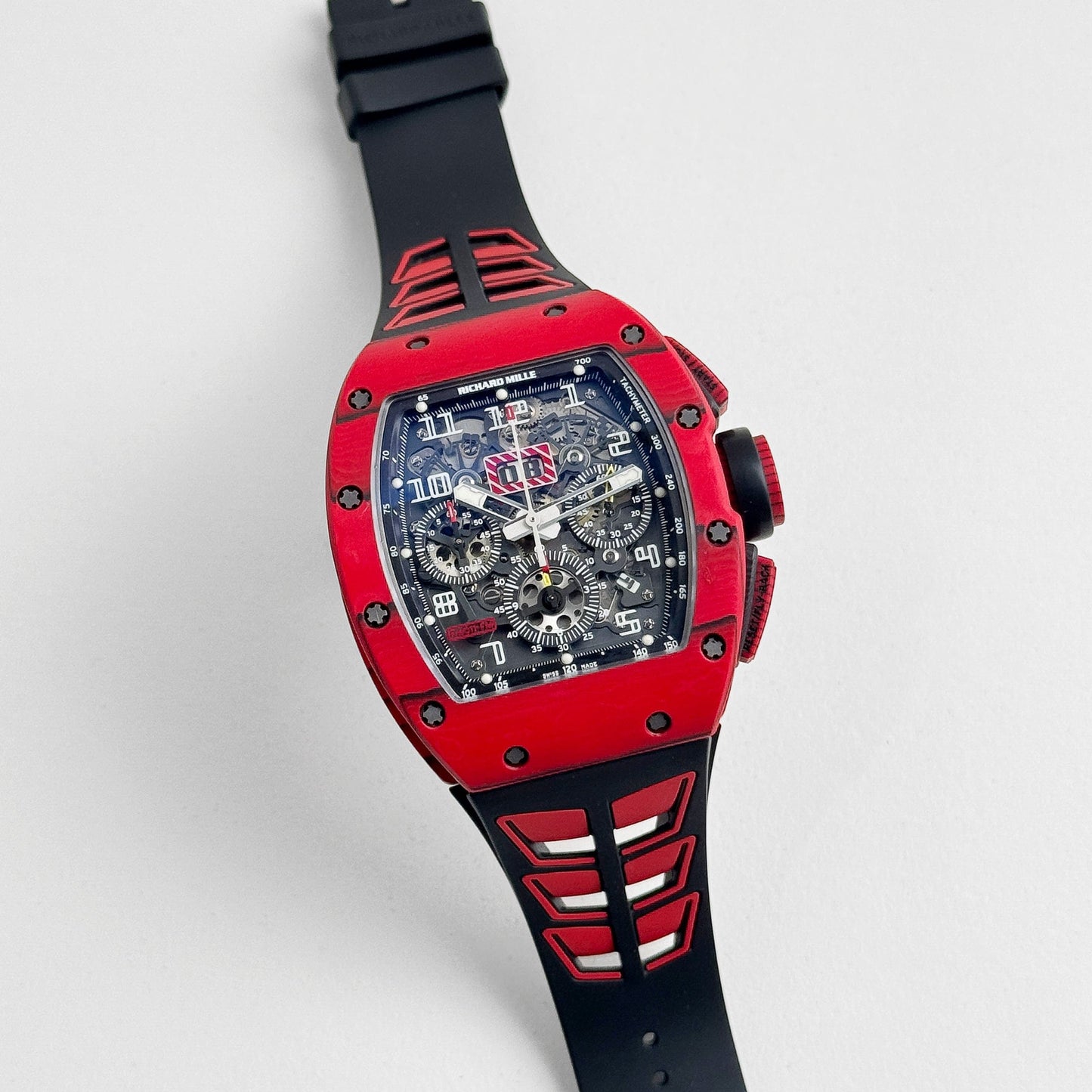 Richard Mille RM 011 Automatic Flyback Chronograph Red Quartz TPT