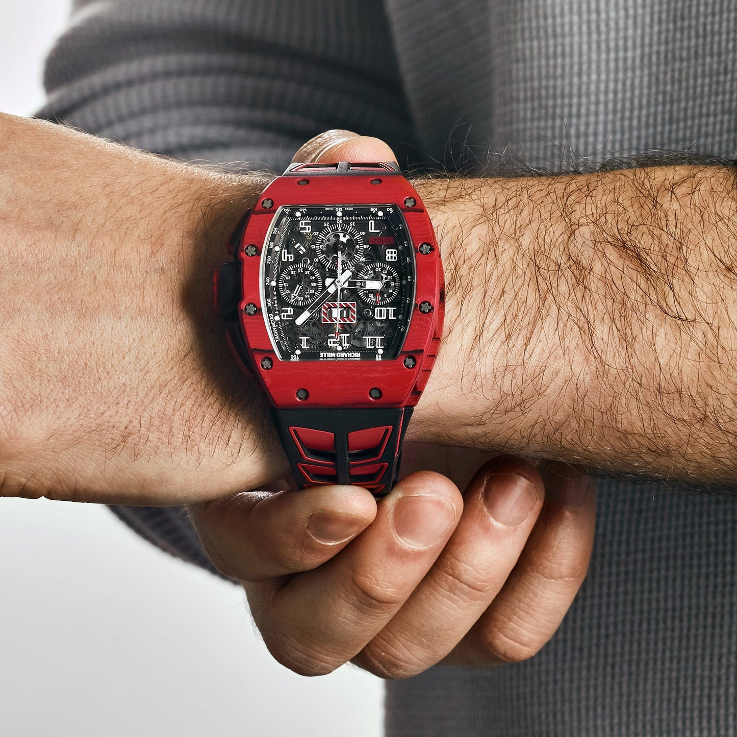 Richard Mille RM 011 Automatic Flyback Chronograph Red Quartz TPT