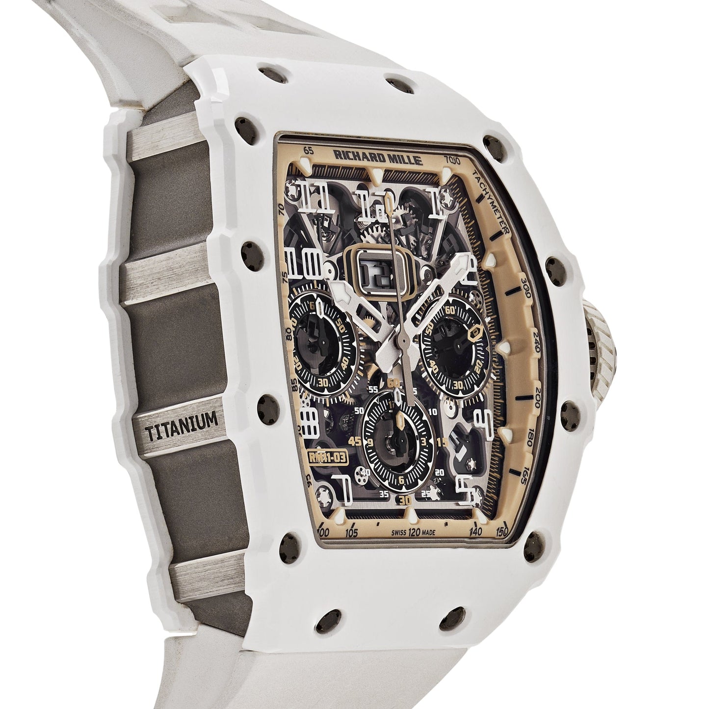 Richard Mille RM 11-03 'Last White Edition' Automatic Flyback Chronograph White Ceramic Limited Edition of 33 pieces