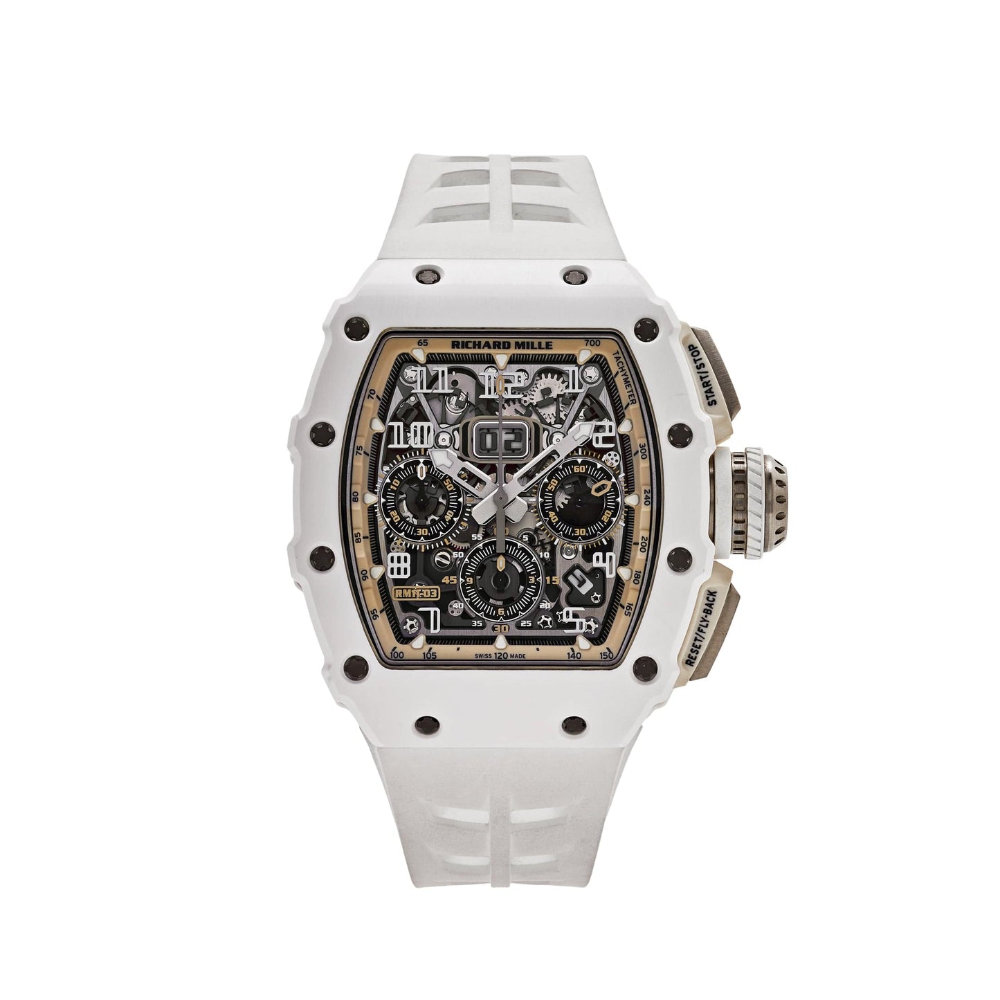Richard Mille RM 11-03 'Last White Edition' Automatic Flyback Chronograph White Ceramic Limited Edition of 33 pieces