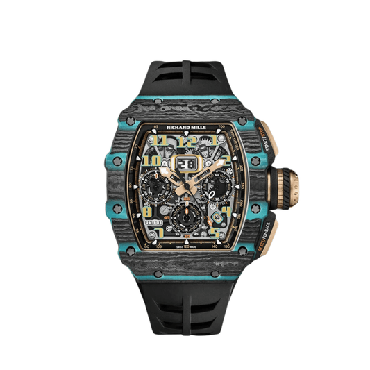 Richard Mille RM 11-03 'Ultimate Edition' Flyback Chronograph Carbon Turquoise Quartz TPT Limited Edition of 200
