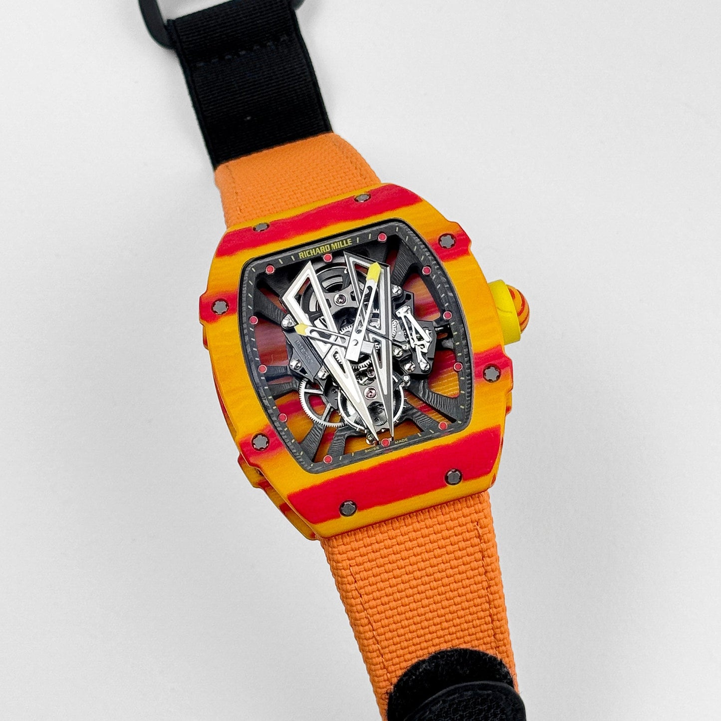 Richard Mille RM 27-03 Tourbillon Rafael Nadal Red Yellow Quartz TPT Limited Edition of 50