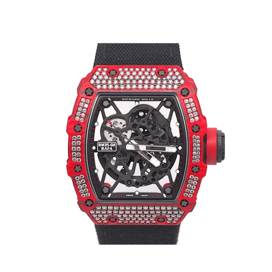 Richard Mille RM 35-02 'Rafa' Rafael Nadal Red Quartz TPT Diamond Set