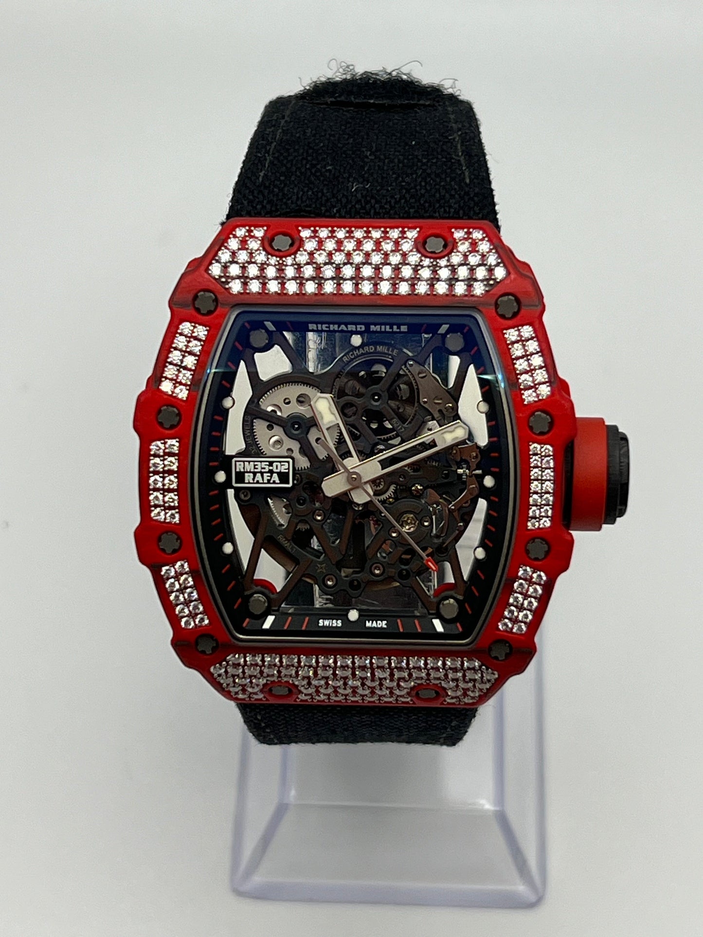 Richard Mille RM 35-02 'Rafa' Rafael Nadal Red Quartz TPT Diamond Set